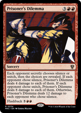 Prisoner's Dilemma - Magic: The Gathering - MoxLand